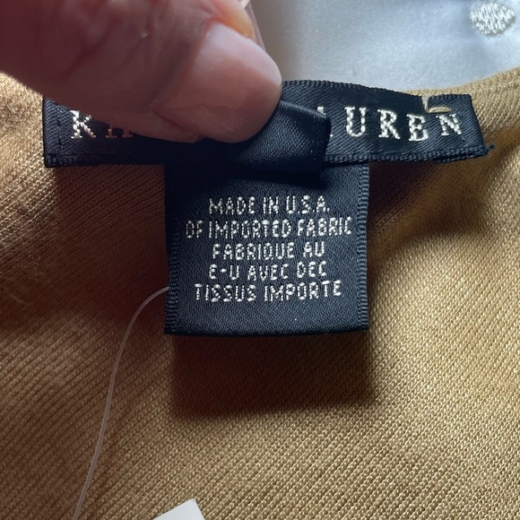 Ralph Lauren Black Label wrap top sz M - Picture 6 of 7